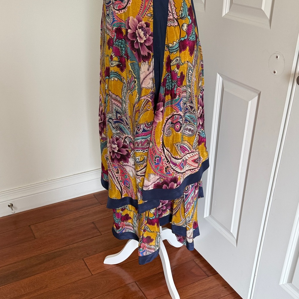 NWT By Anthropologie Halter Tiered Maxi Dress Size 4 - Picture 7 of 12